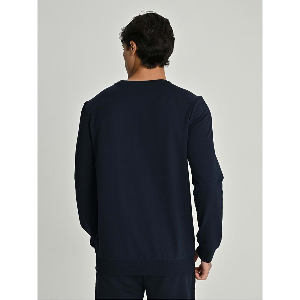 Fenerbahçe S.K. 25/26 Sezon Tribün All Over Baskı Logolu Erkek Sweatshirt