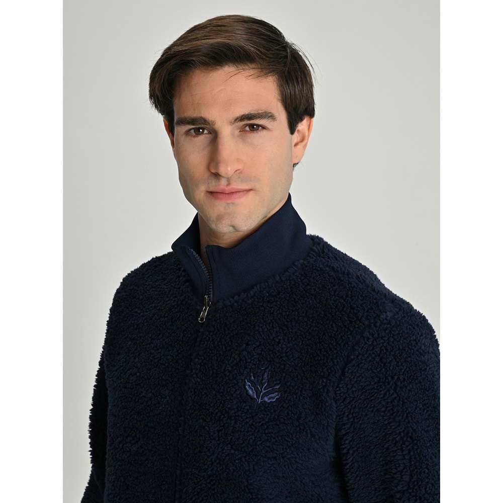 Fenerbahçe S.K. 25/26 Tribün Çubuklu Çift Taraflı Erkek Peluş Ceket