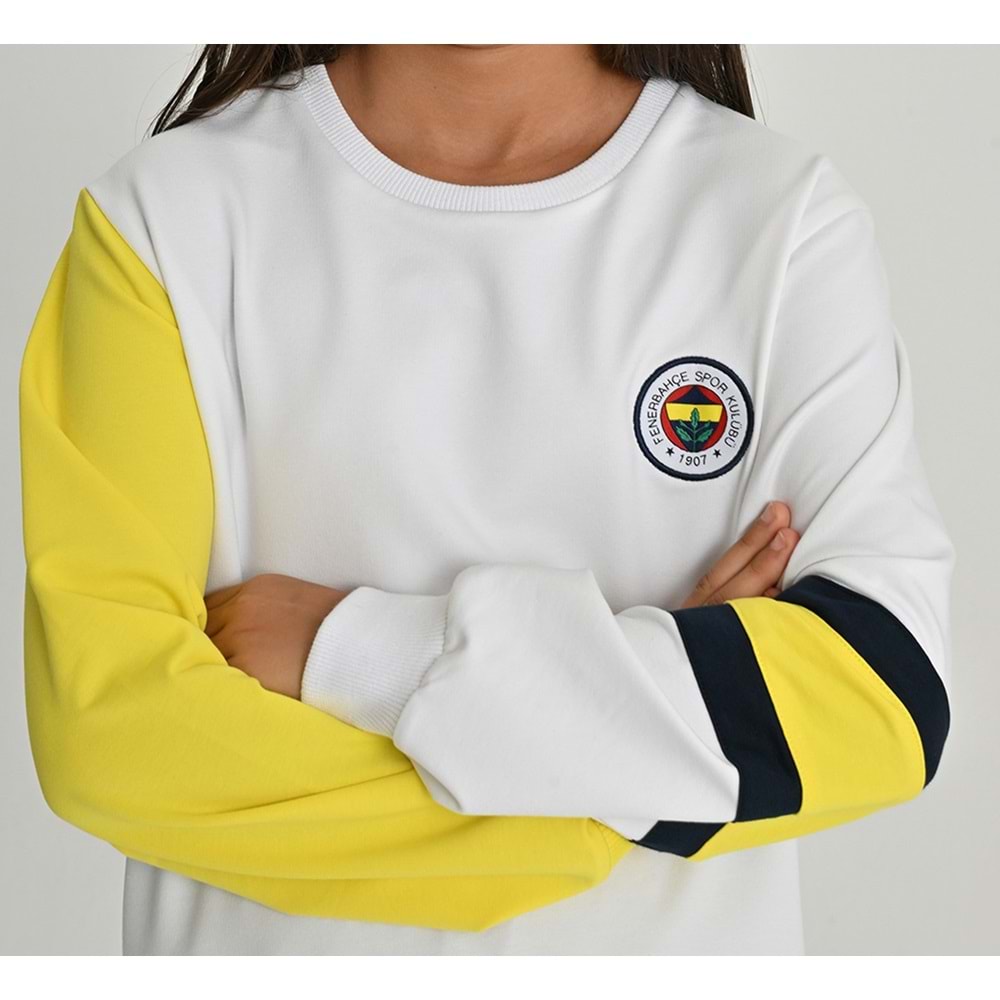 Fenerbahçe S.K. 25/26 Tribün 6 Renk Logolu Çocuk Sweatshirt
