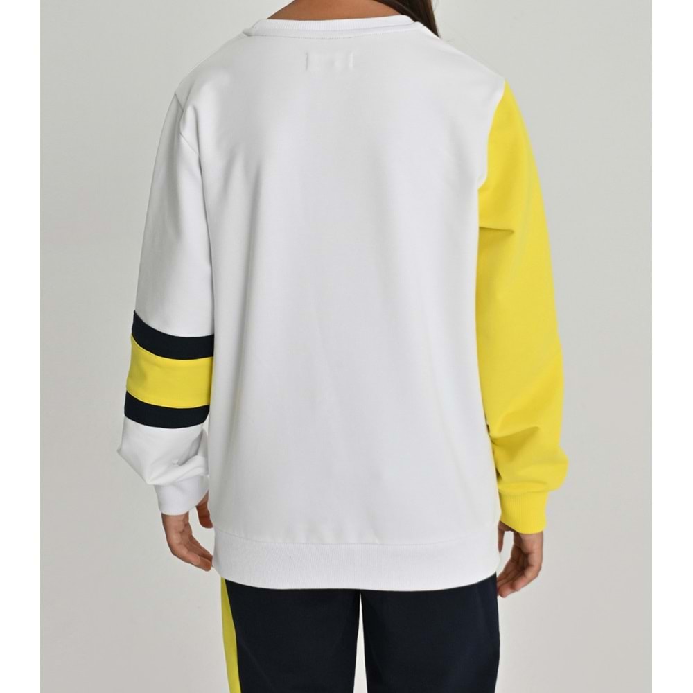 Fenerbahçe S.K. 25/26 Tribün 6 Renk Logolu Çocuk Sweatshirt