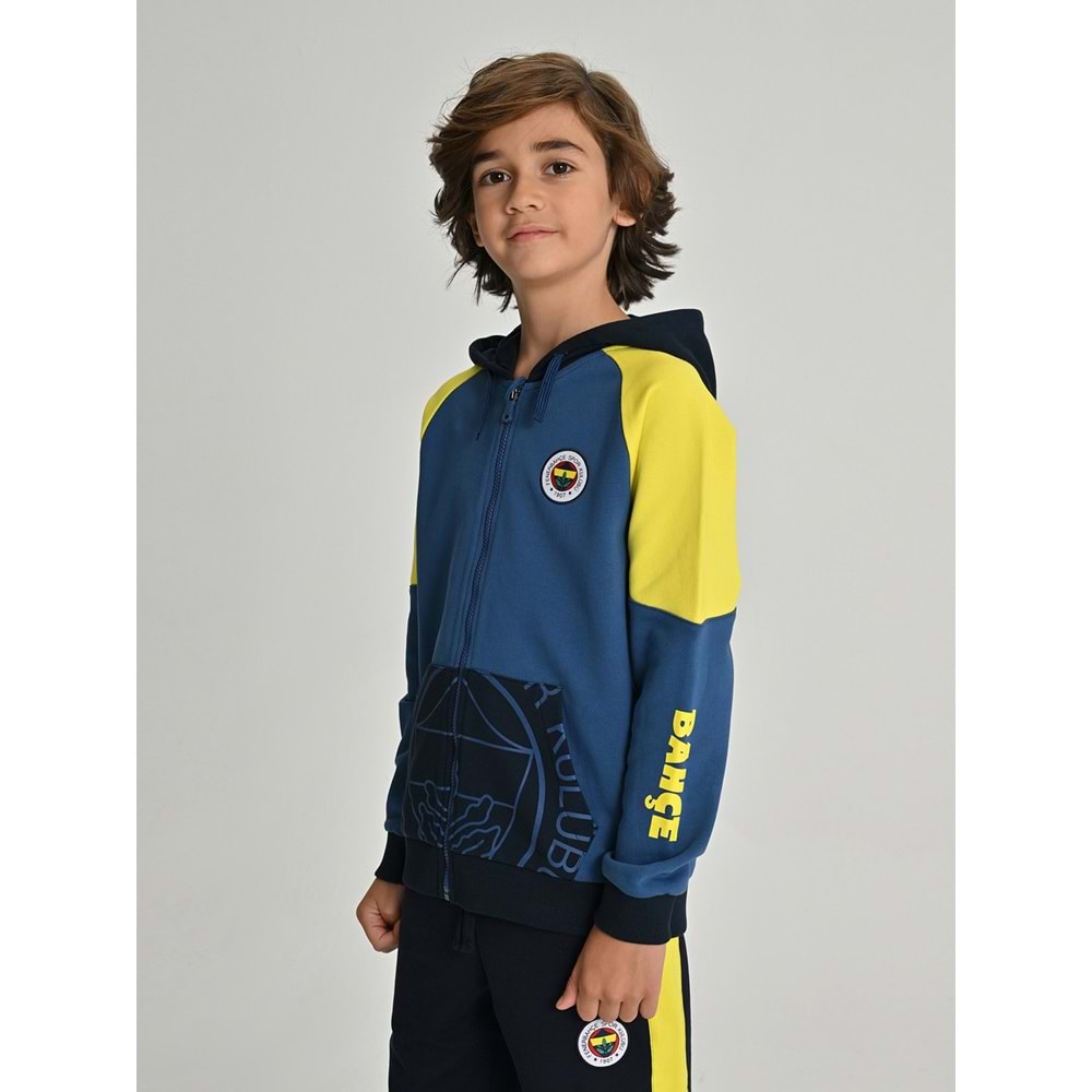 Fenerbahçe S.K. 25/26 Tribün Kol Detay Çocuk Sweatshirt