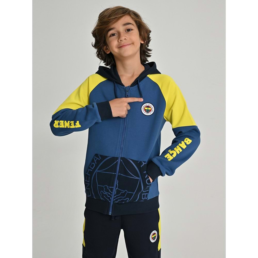 Fenerbahçe S.K. 25/26 Tribün Kol Detay Çocuk Sweatshirt
