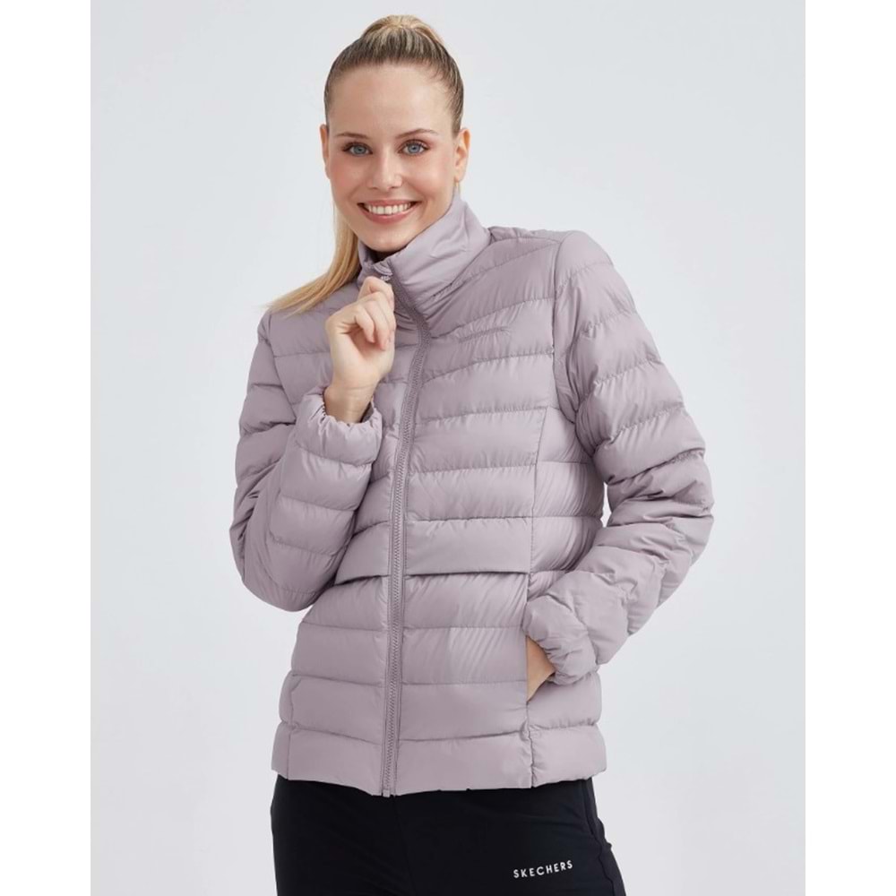 Skechers W Outerwear Pop Up Detailed Padded Jacket S231240-506 Günlük Kadın Mont