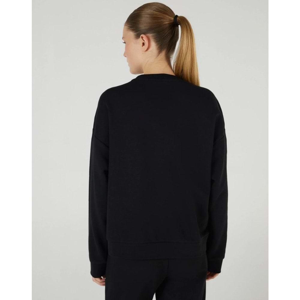 Skechers W Essential Crew Neck S242109-001 Sweatshirt Kadın Sweatshirt