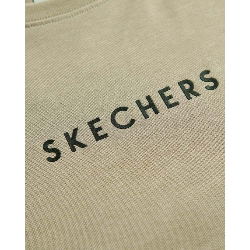 Skechers S242134-013 Graphic Tee Heavy Weight Oversize T-Shirt Tişort Erkek T-Shirt