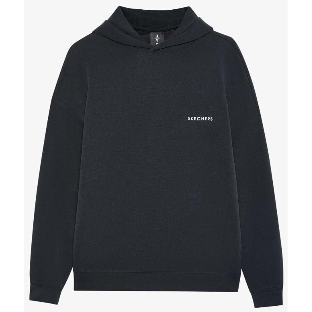 Skechers M Soft Touch Hoodie Sweatshirt S242156-001 Erkek Kapüşonlu Sweatshirt