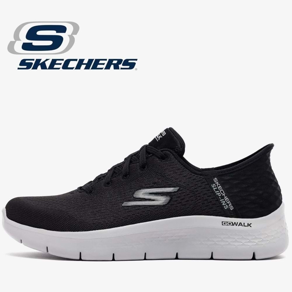 Skechers Go Walk Flex-new World 216505TK-BKGY Günlük Erkek Spor Ayakkabı