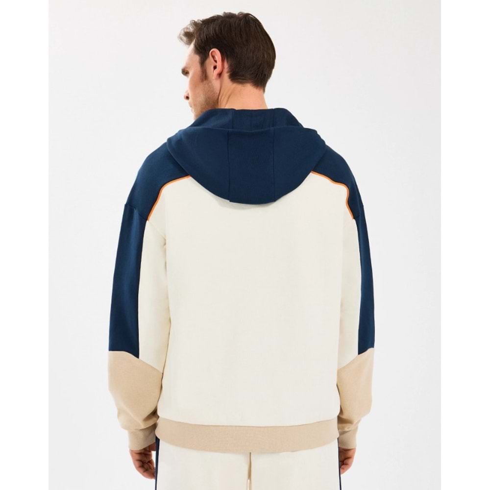 Skechers M Diagonel Lw Fleece Fullzip Hoodie Sweatshirt S2510027-102 Eşofman Üstü Erkek Ceket