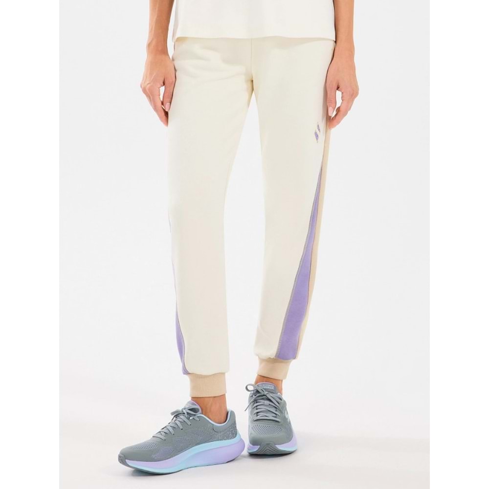 Skechers W Diagonal Lw Fleece Jogger Sweatpant S2510048-102 Kadın Eşofman Altı