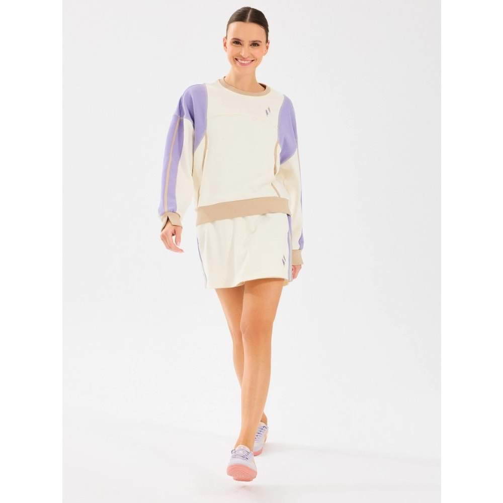 Skechers W Diagonal Lw Fleece Sweat Short S2510049-102 Şort Etek Kadın Etek