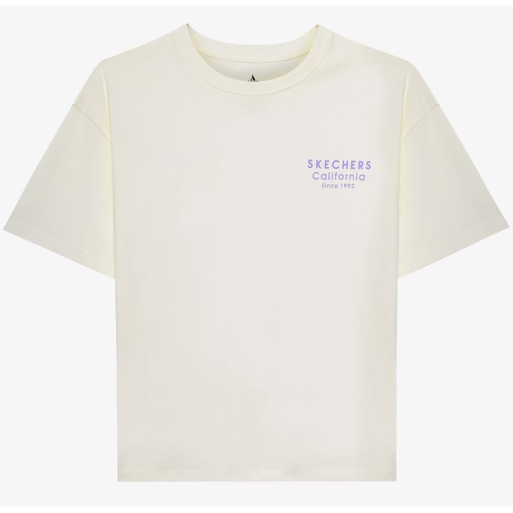 Skechers W Loose Fit Graphic Tee T-Shirt S2510134-102 Kadın Tişört