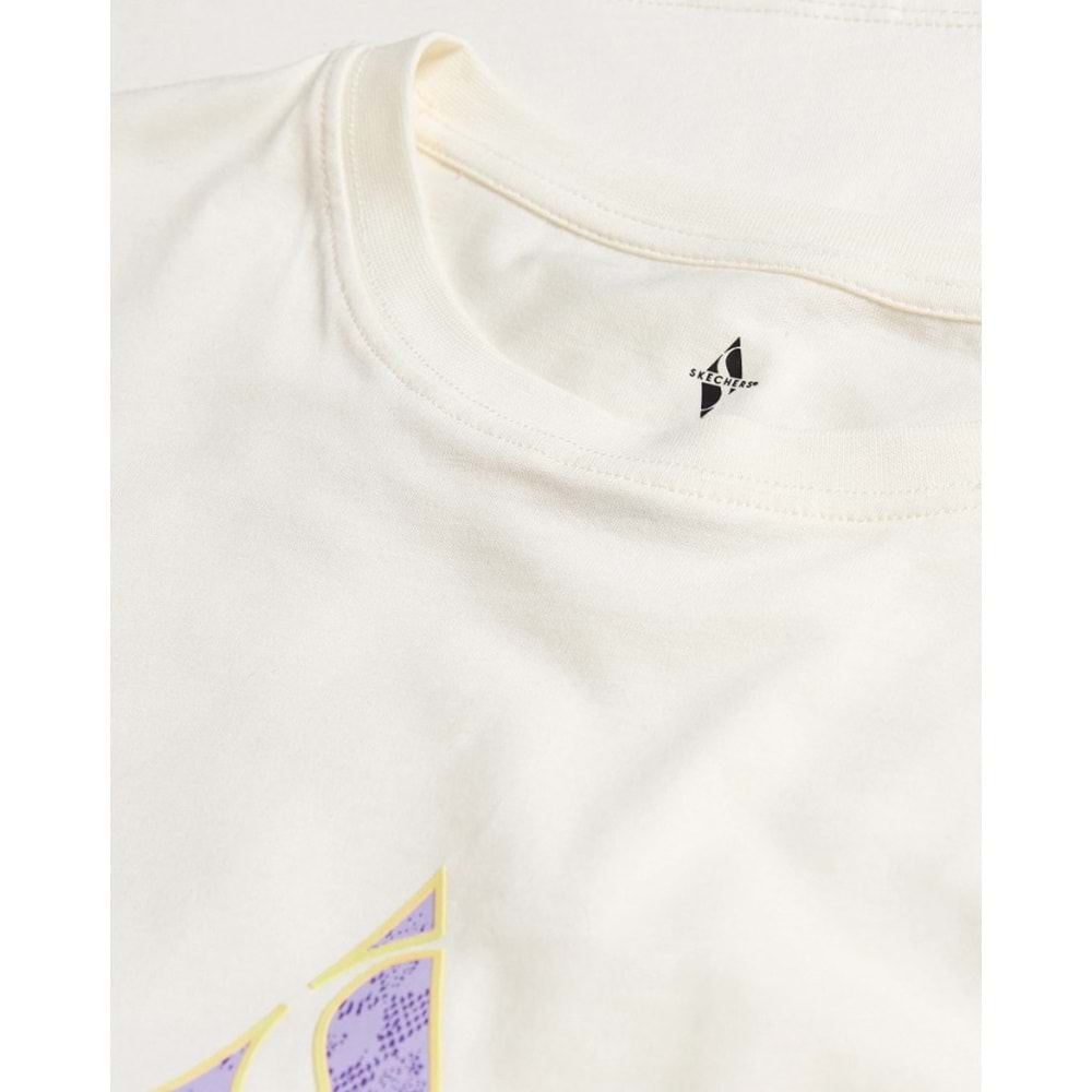 Skechers W Graphic Tee Loose Fit T-Shirt S2510311-102 Kadın Tişört