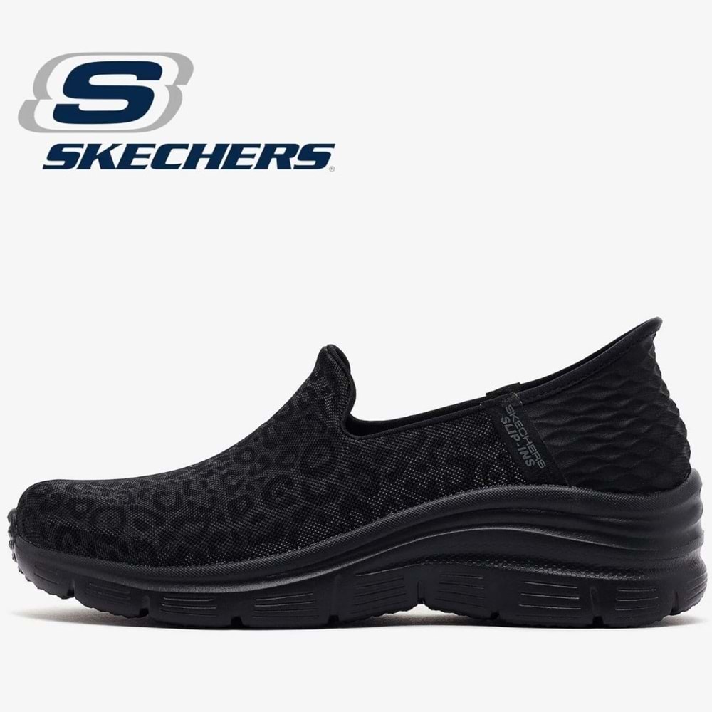 Skechers Fashion Fit Slip-İns 896414TK-BBK Günlük Kadın Spor Ayakkabı