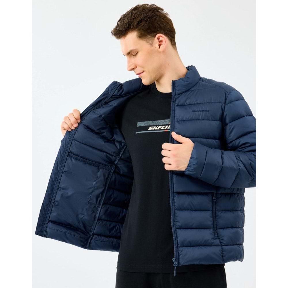 Skechers M Essential Outerwear Padded Jacket S231242-0505 Erkek Mont
