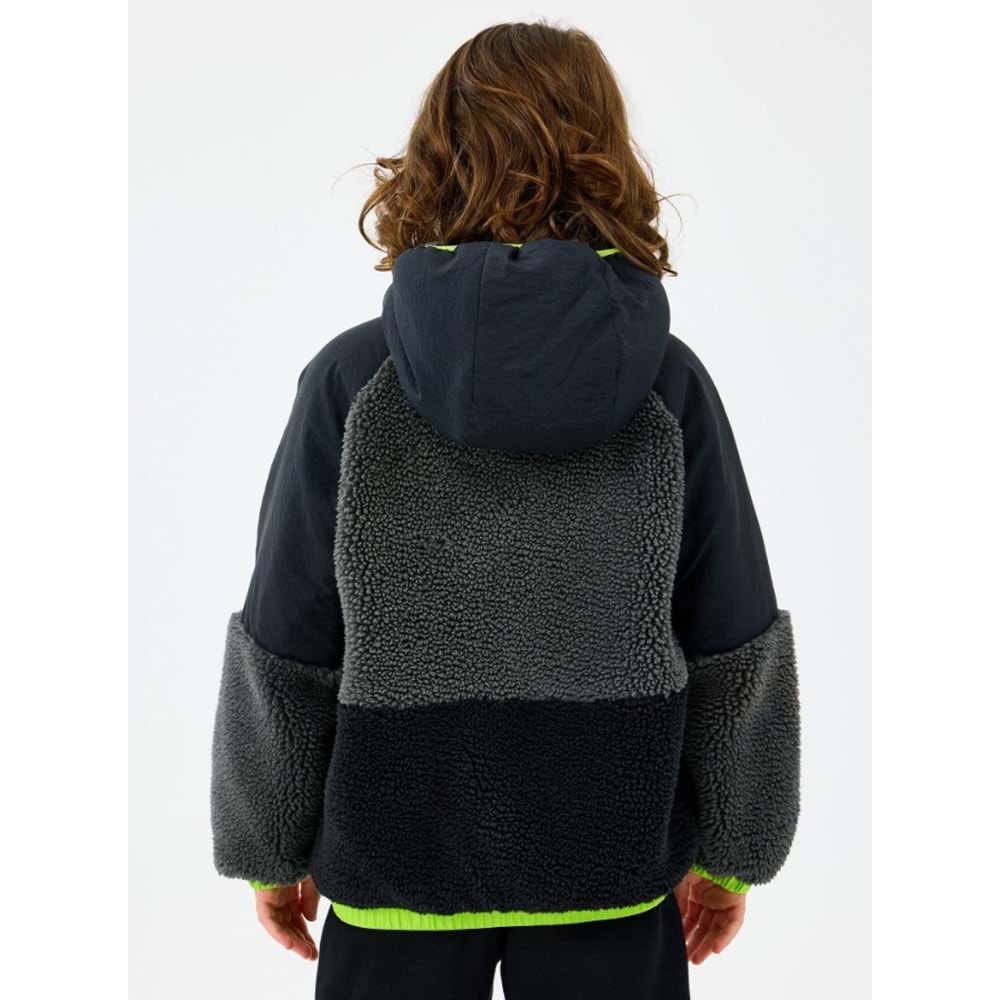 Skechers B Outdoor Fleece Full Zip Sherpa SK2520045-1602 Erkek Çocuk Mont