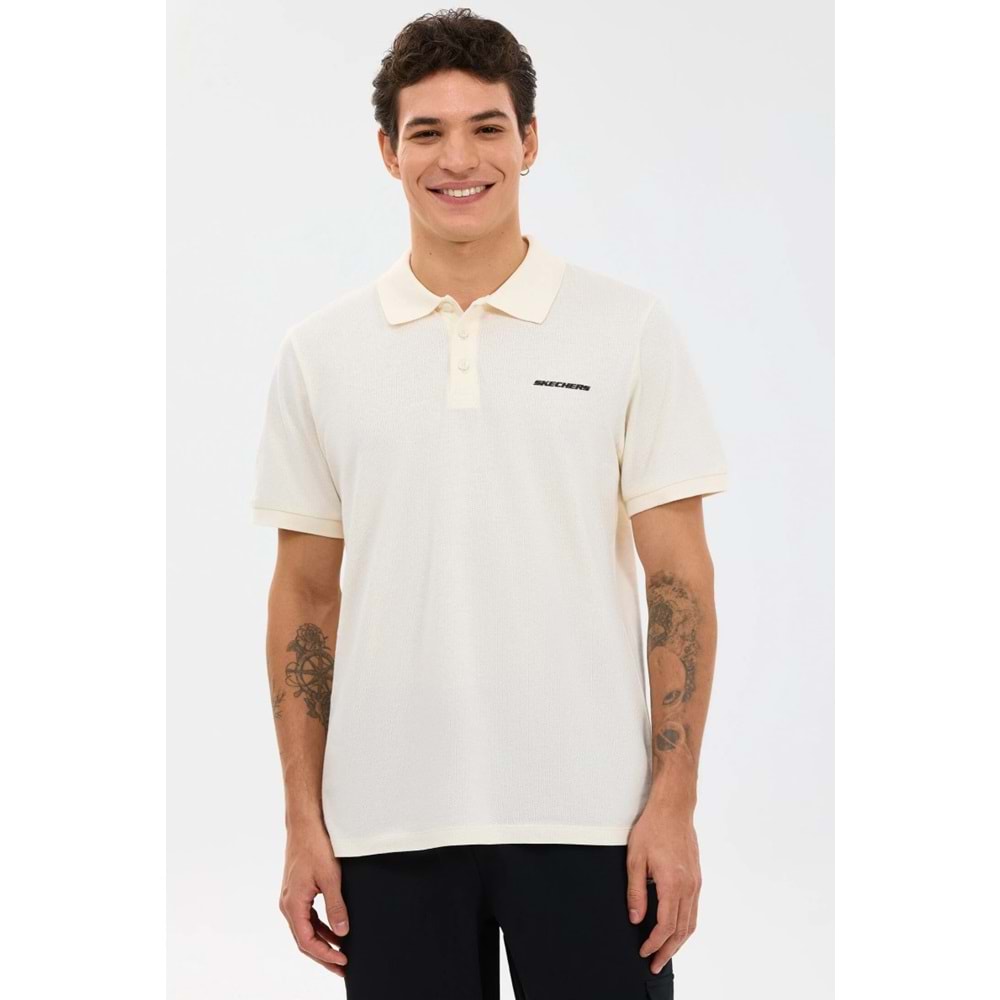Skechers S211800-1208 M Short Sleeve Polo Yaka T-Shirt Erkek Tişort