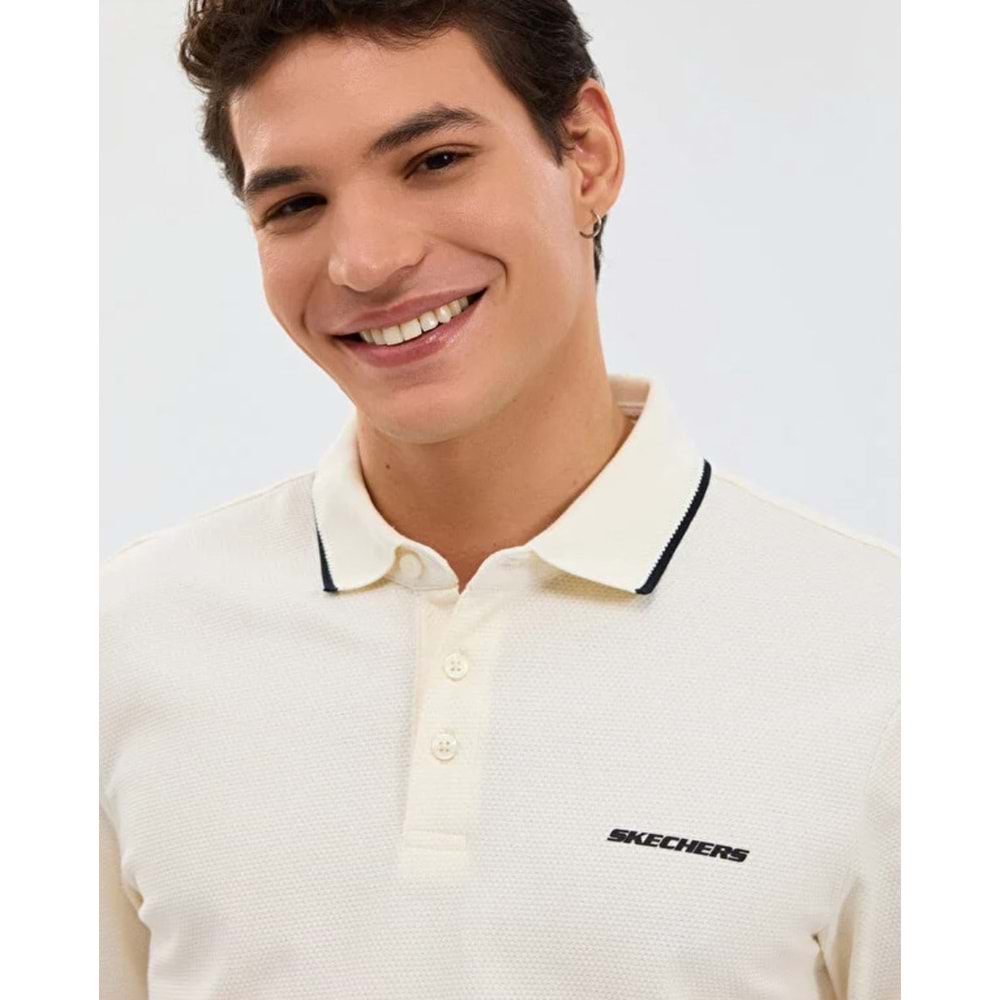 Skechers S2610078-3855 M Piping Detail Polo Yaka T-Shirt Erkek Tişort
