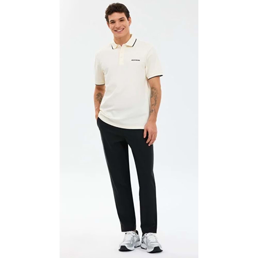 Skechers S2610078-3855 M Piping Detail Polo Yaka T-Shirt Erkek Tişort