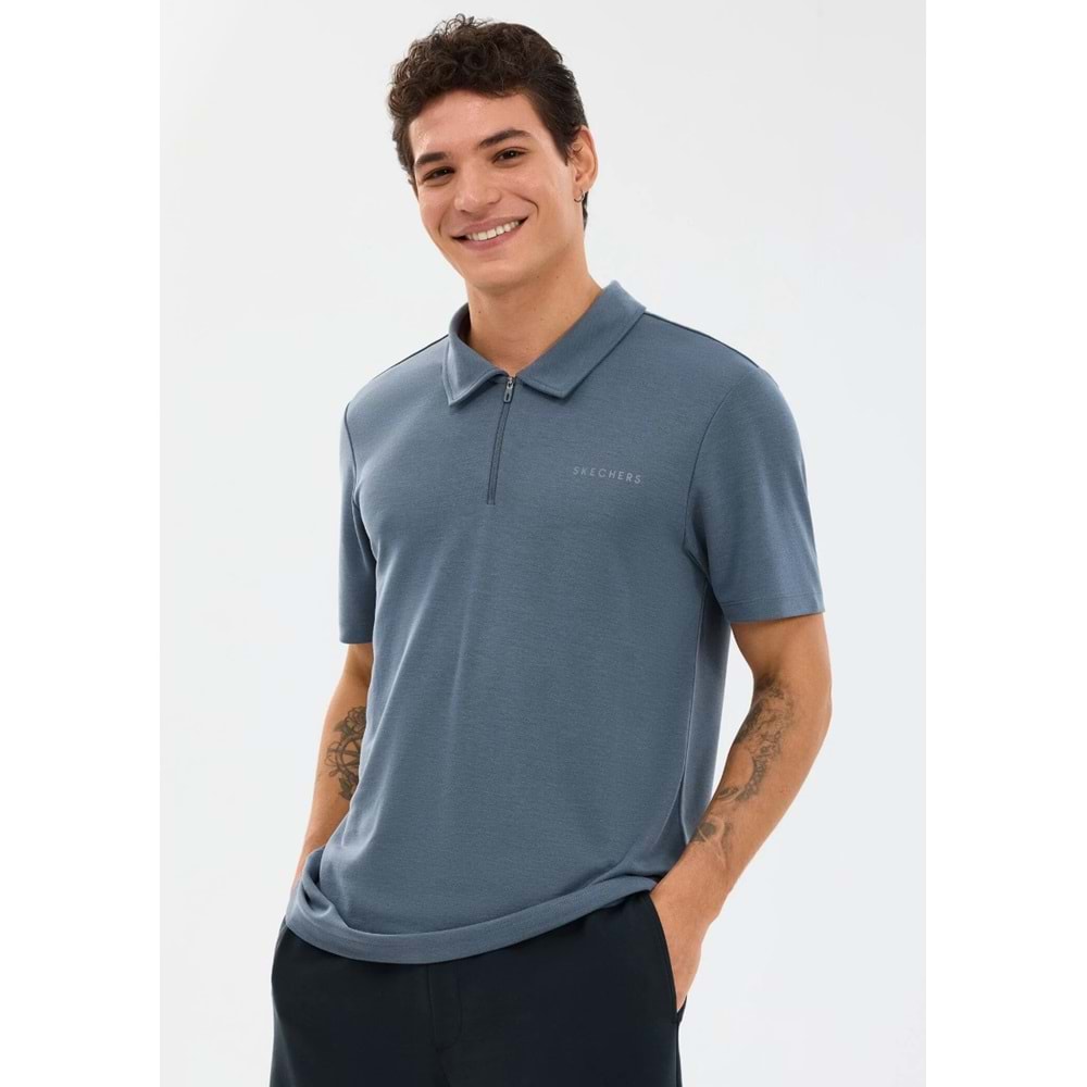 Skechers S2610086-3998 M Soft Touch Pique Polo Yaka T-Shirt Erkek Tişort