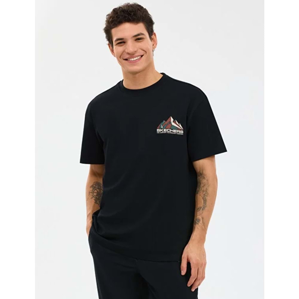 Skechers S2610059-3817 M Graphic Tee T-Shirt Erkek Tişort
