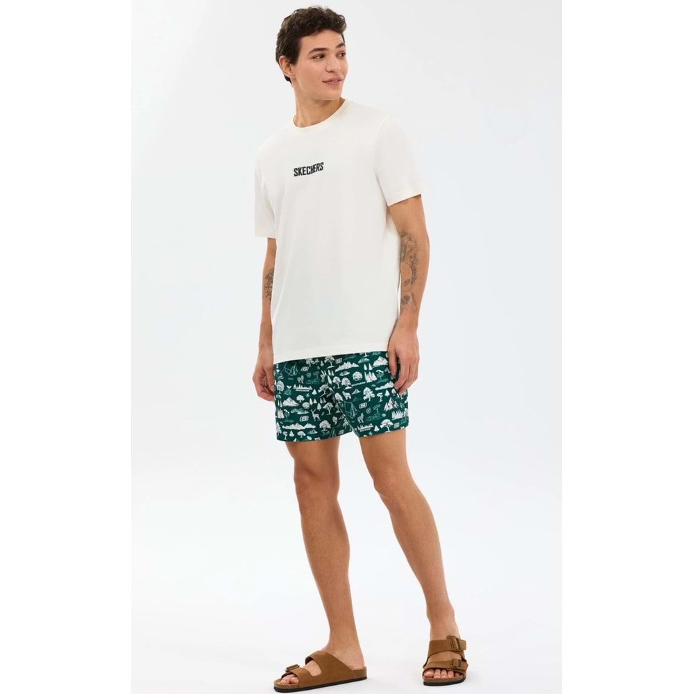 Skechers S2610115-3855 M Regular T-Shirt Erkek Tişort