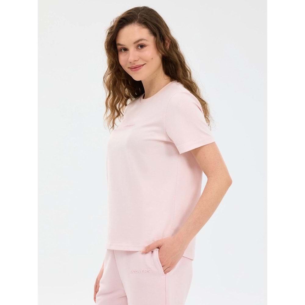 Skechers S2510029-0441 W Essential Crewneck T-Shirt Kadın Tişört