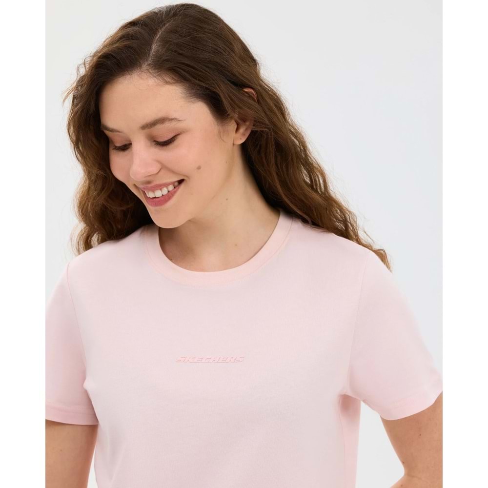 Skechers S2510029-0441 W Essential Crewneck T-Shirt Kadın Tişört