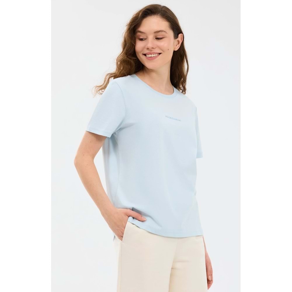 Skechers S2510029-0721 W Essential Crewneck T-Shirt Kadın Tişört