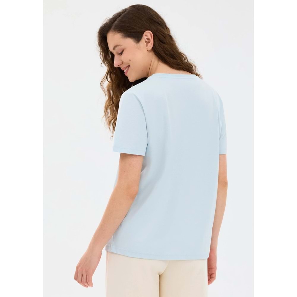 Skechers S2510029-0721 W Essential Crewneck T-Shirt Kadın Tişört