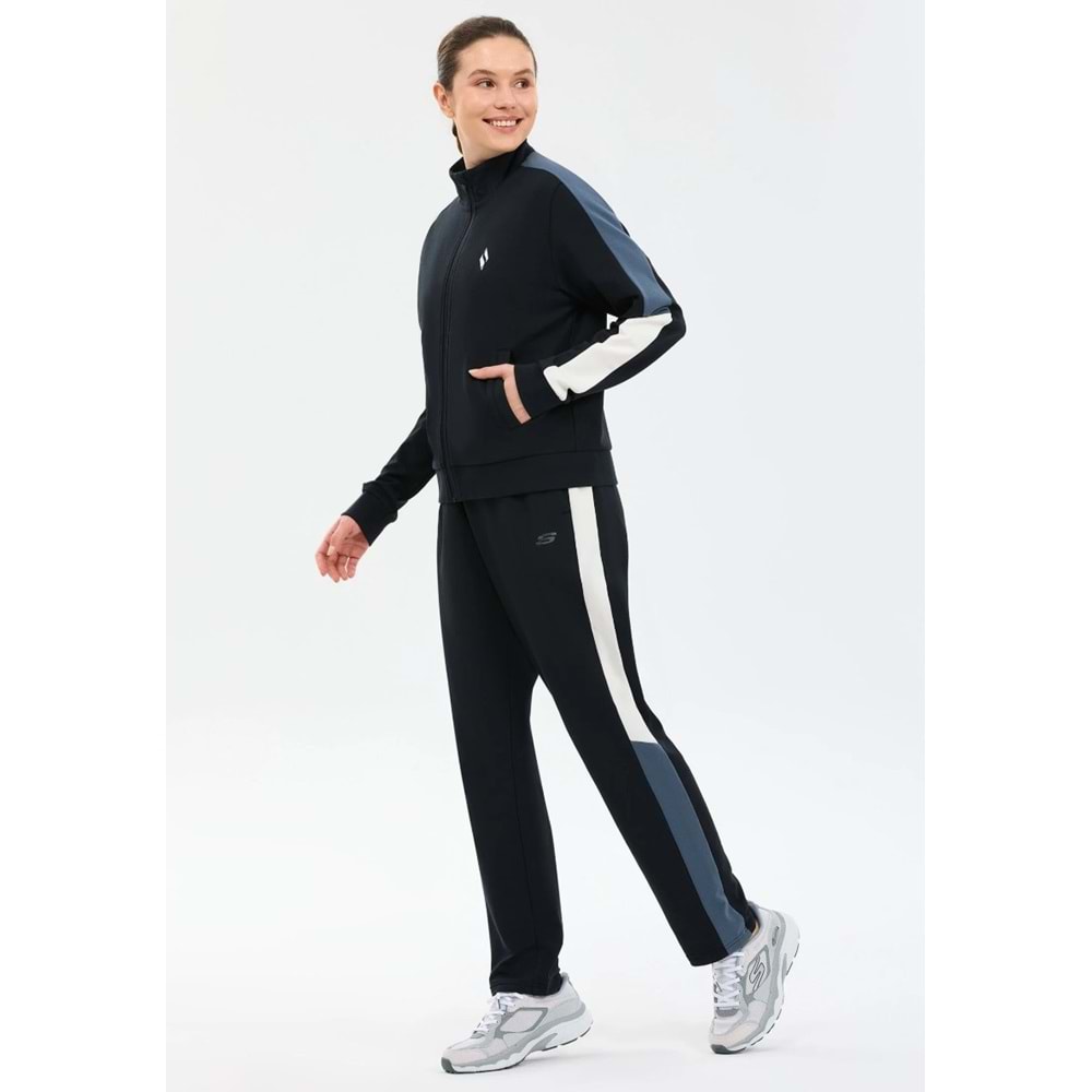 Skechers W Colour Block Track Suit S2610027-3817 Kadın Eşofman Takımı