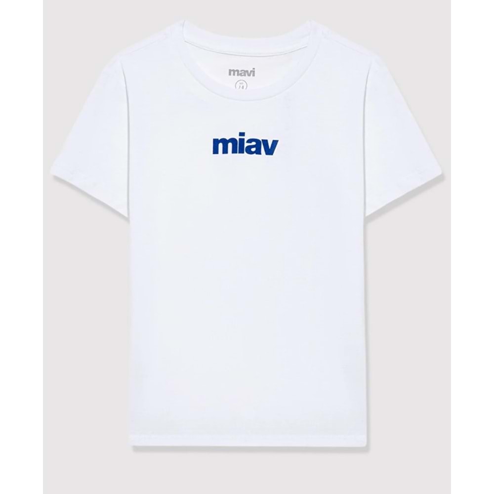 Mavi M66332620 Miav Baskılı Unisex Çocuk Tişört