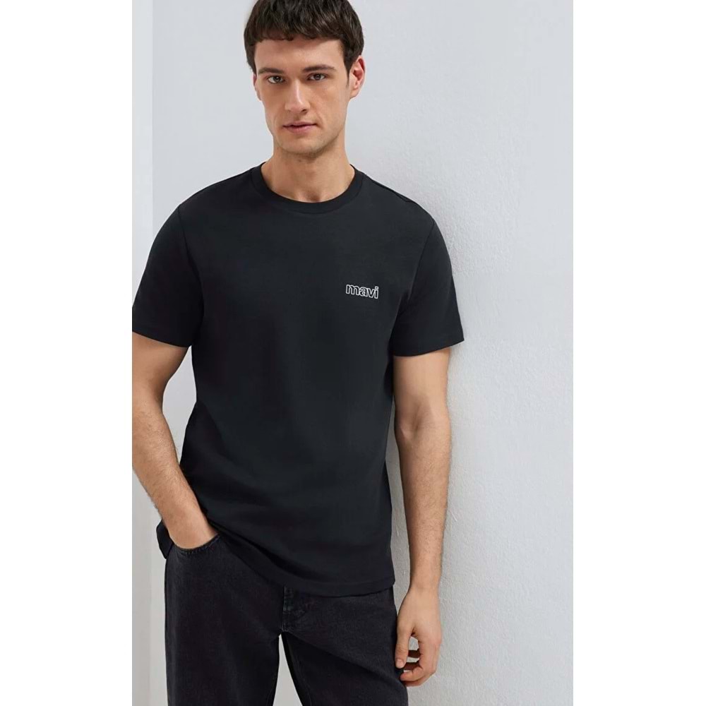 Mavi M0610360-900 Mavi Logo Baskılı Tişört Erkek T-Shirt