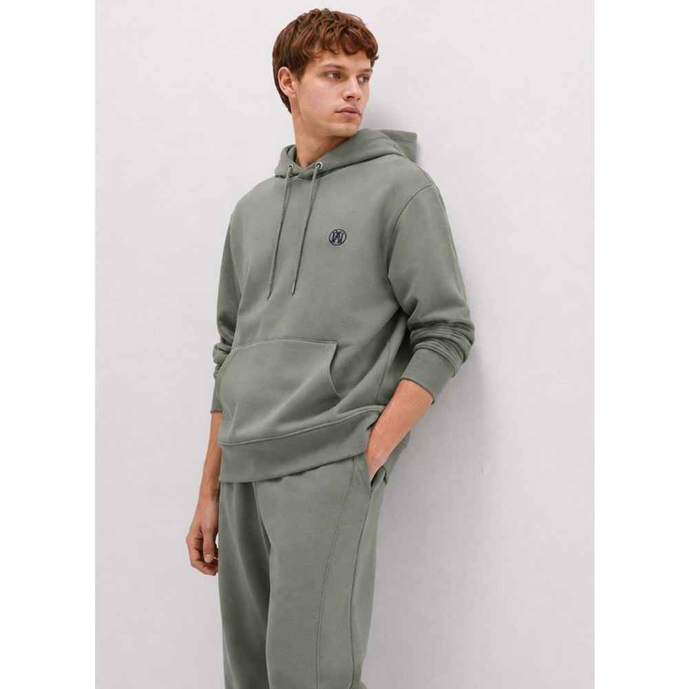 Mavi 065809-80692 Logo Nakışlı Erkek Kapüşonlu Sweatshirt