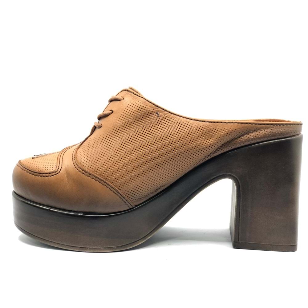 Venüs Otis Hakiki Deri Kadın Terlik