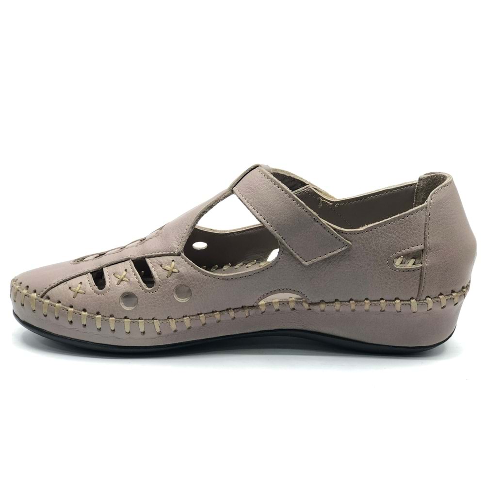 Venüs Burgi Hakiki Deri Comfort Ortopedik Kadın Sandalet