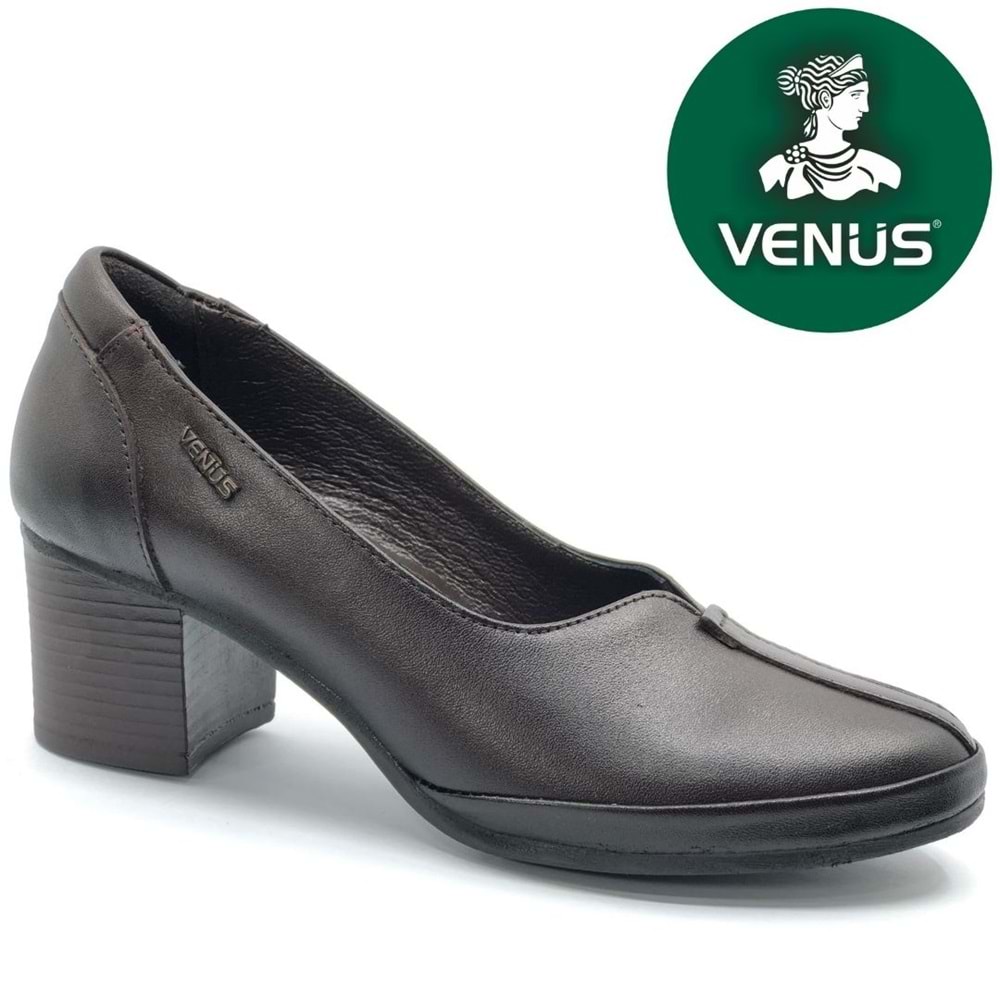 Venüs Petra Hakiki Deri Comfort Ortopedik Kadın Topuklu Ayakkabı