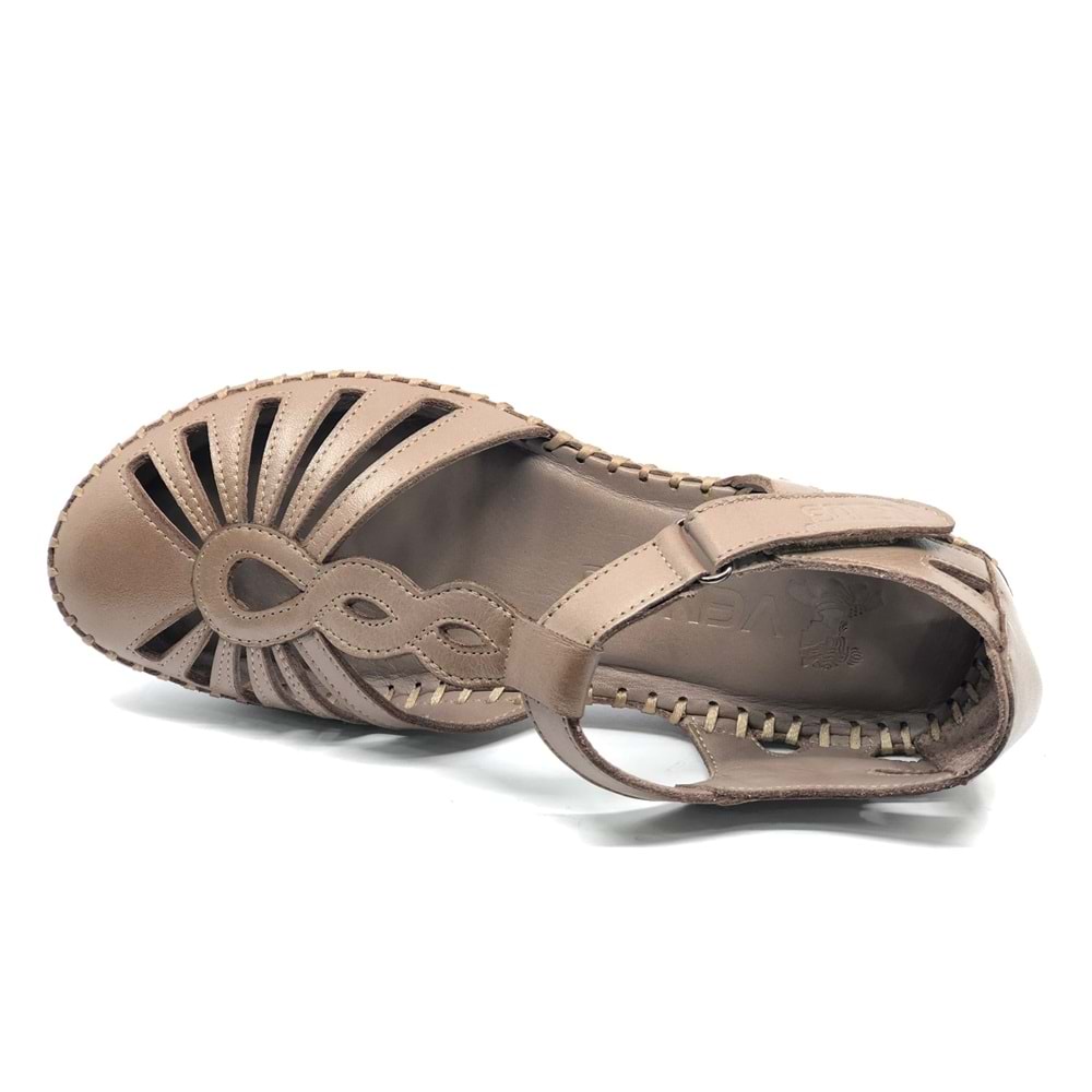 Venüs Naco Hakiki Deri Comfort Ortopedik Kadın Sandalet