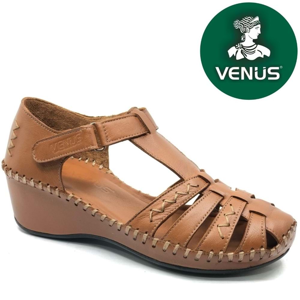 Venüs Miqula Hakiki Deri Comfort Ortopedik Kadın Sandalet