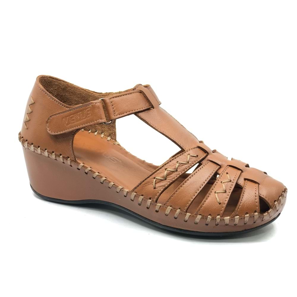 Venüs Miqula Hakiki Deri Comfort Ortopedik Kadın Sandalet