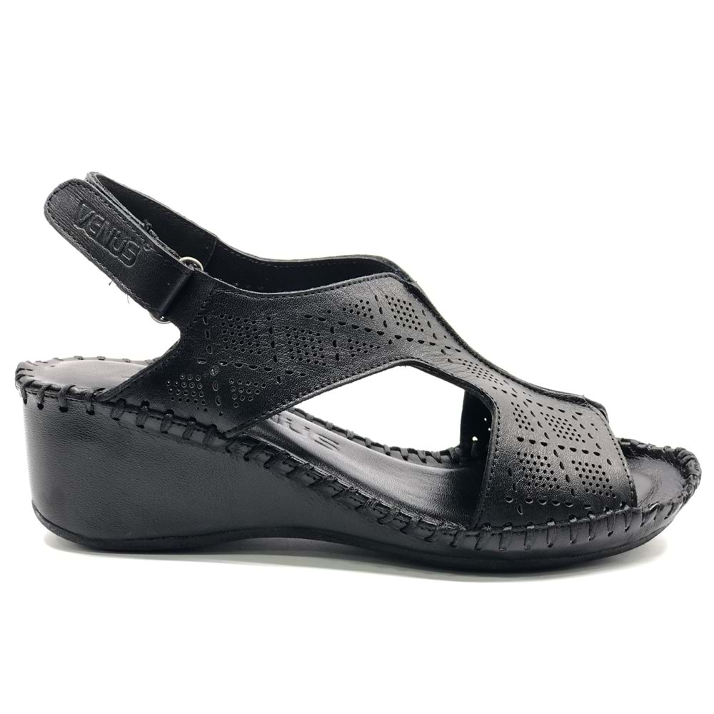 Venüs Şomali Hakiki Deri Comfort Ortopedik Kadın Sandalet