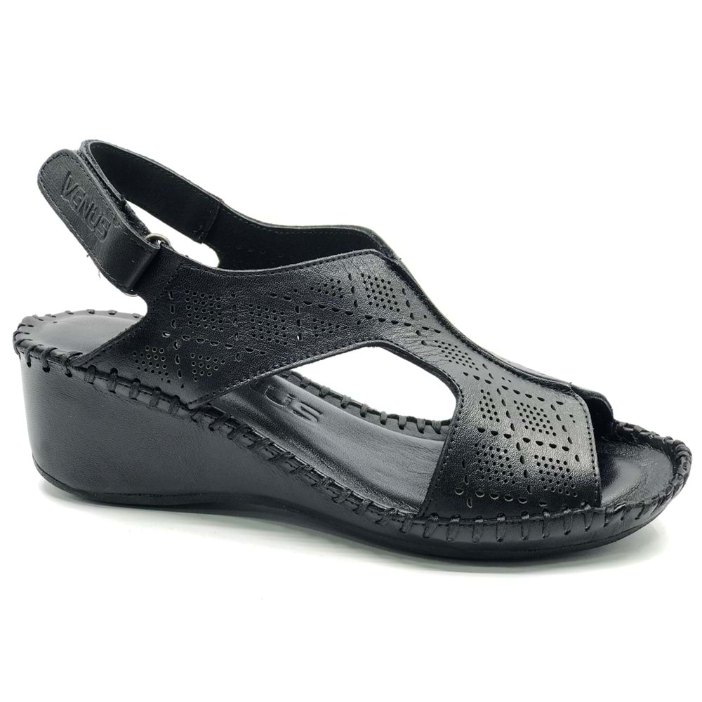 Venüs Şomali Hakiki Deri Comfort Ortopedik Kadın Sandalet