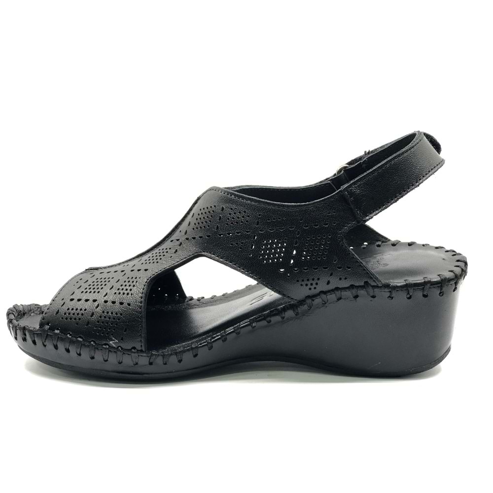 Venüs Şomali Hakiki Deri Comfort Ortopedik Kadın Sandalet