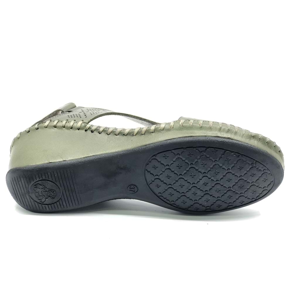 Venüs Şomali Hakiki Deri Comfort Ortopedik Kadın Sandalet