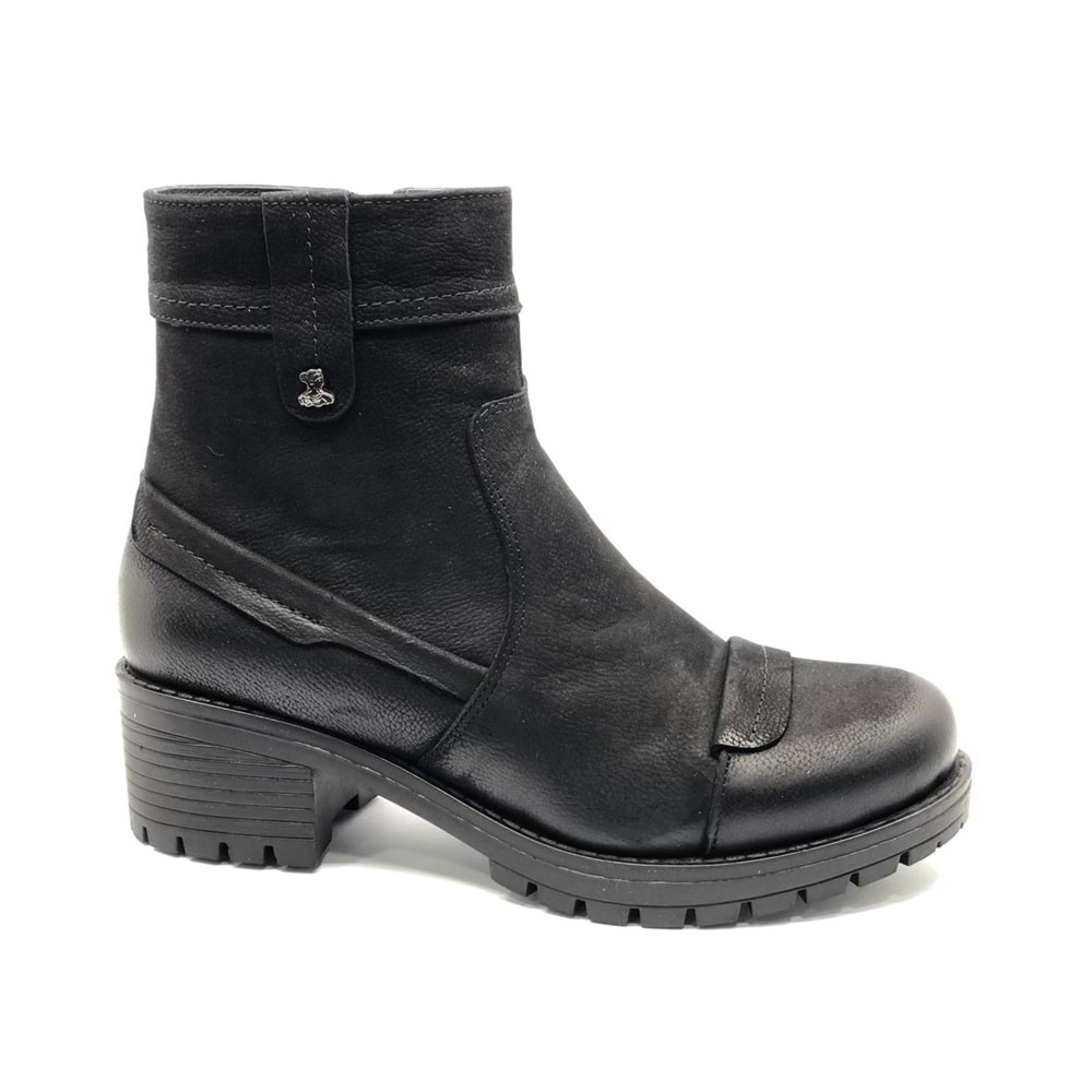 Venüs Wolrif Hakiki Deri Kaymaz Taban Ortopedik Kadın Bot