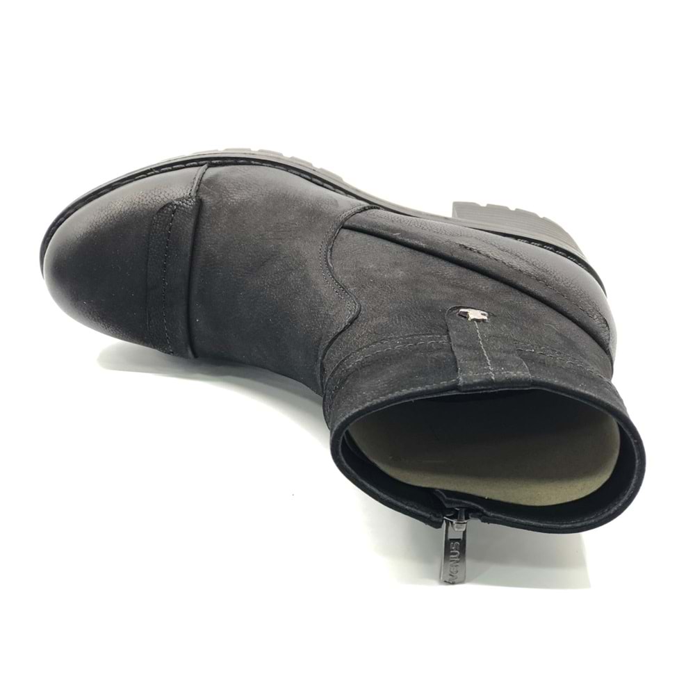 Venüs Wolrif Hakiki Deri Kaymaz Taban Ortopedik Kadın Bot