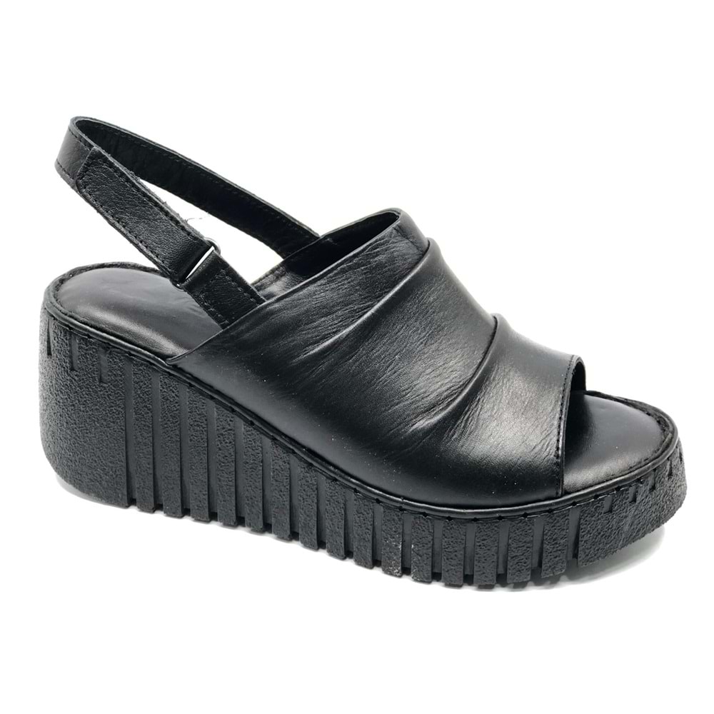 Venüs Trogi Hakiki Deri Comfort Ortopedik Kadın Sandalet