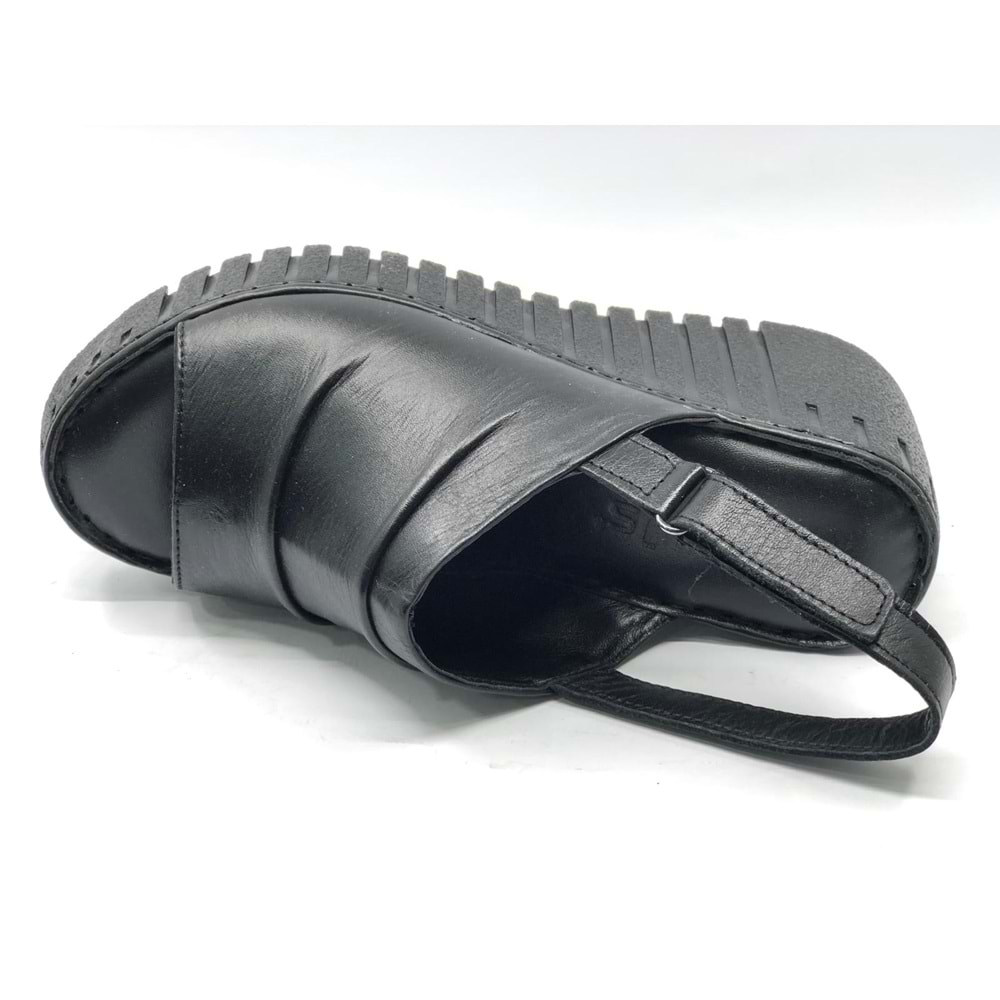 Venüs Trogi Hakiki Deri Comfort Ortopedik Kadın Sandalet