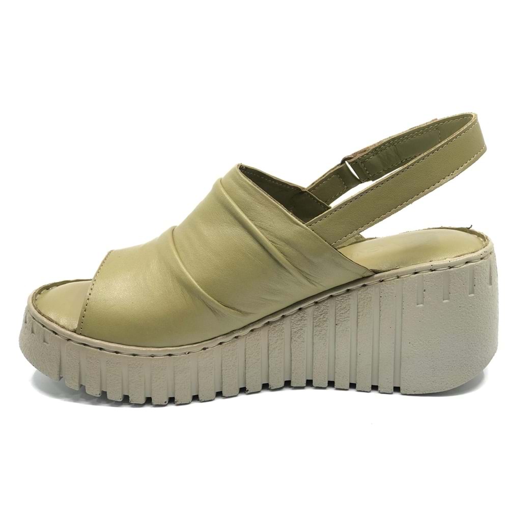 Venüs Trogi Hakiki Deri Comfort Ortopedik Kadın Sandalet