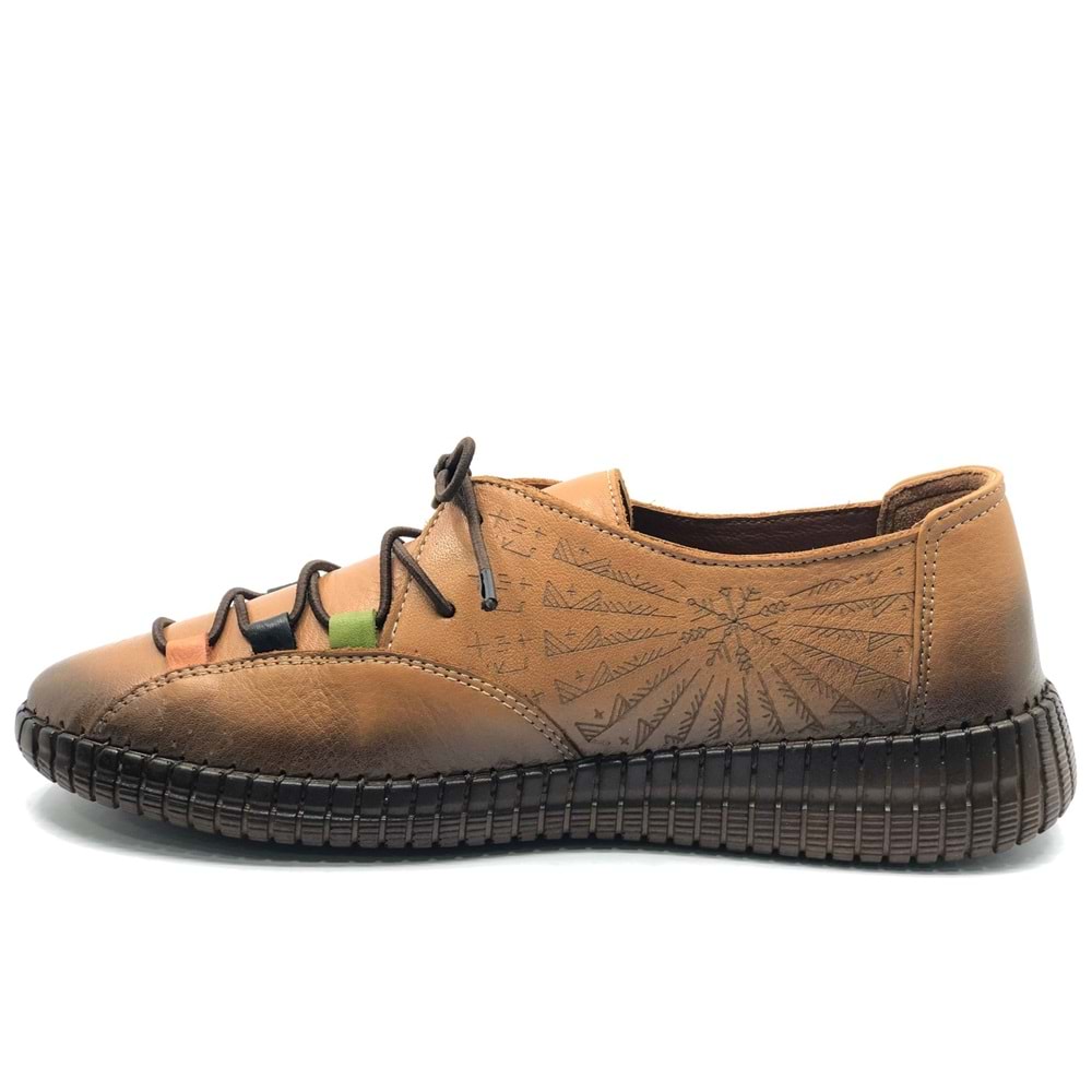 Venüs Betula Hakiki Deri Kadın Babet Ayakkabı