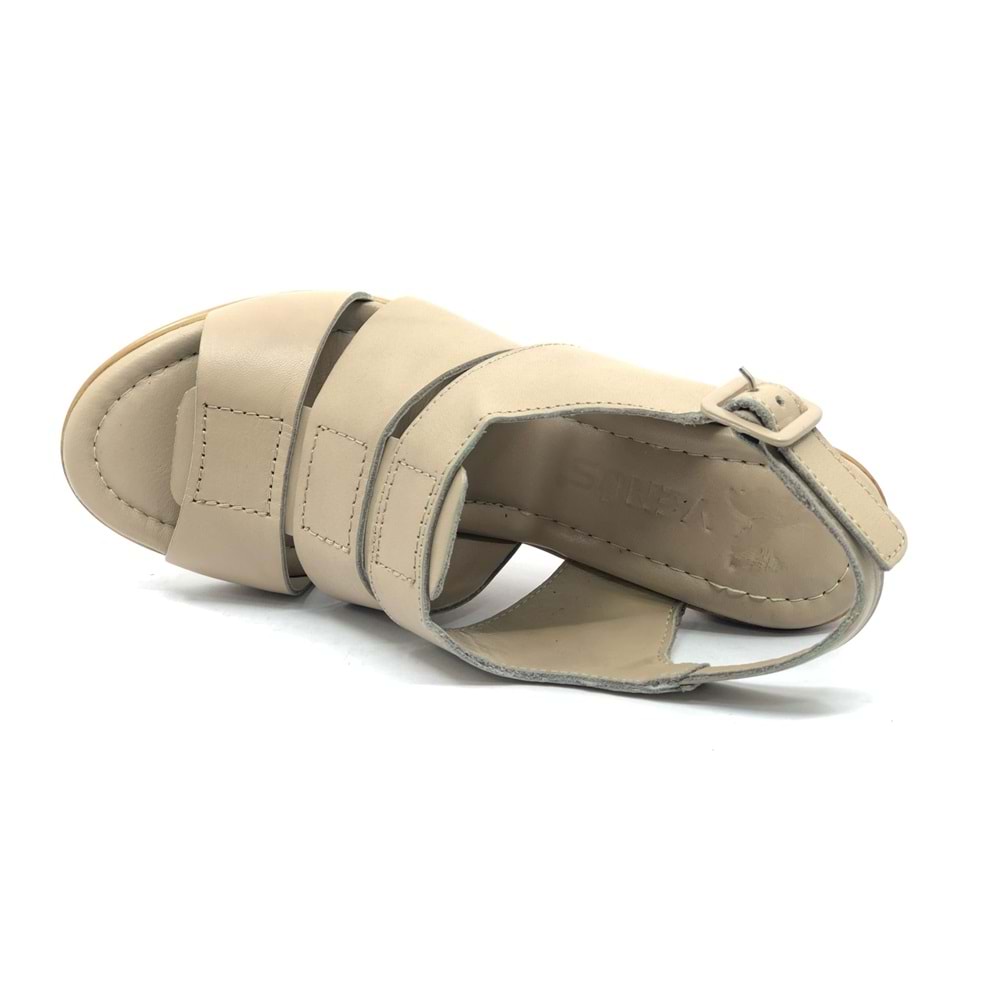 Venüs Merga Hakiki Deri Comfort Ortopedik Kadın Sandalet